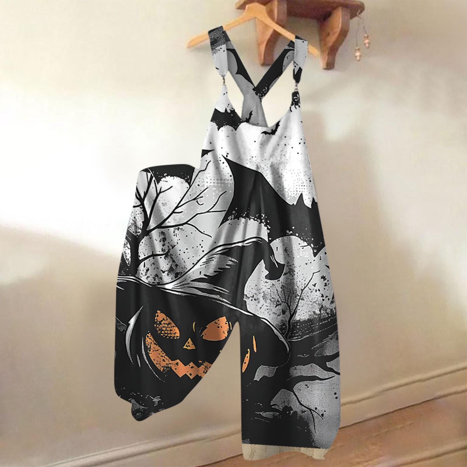 Широкие штанины комбинезоны для женщин повседневные свободные комбинезоны без рукавов — фото 11