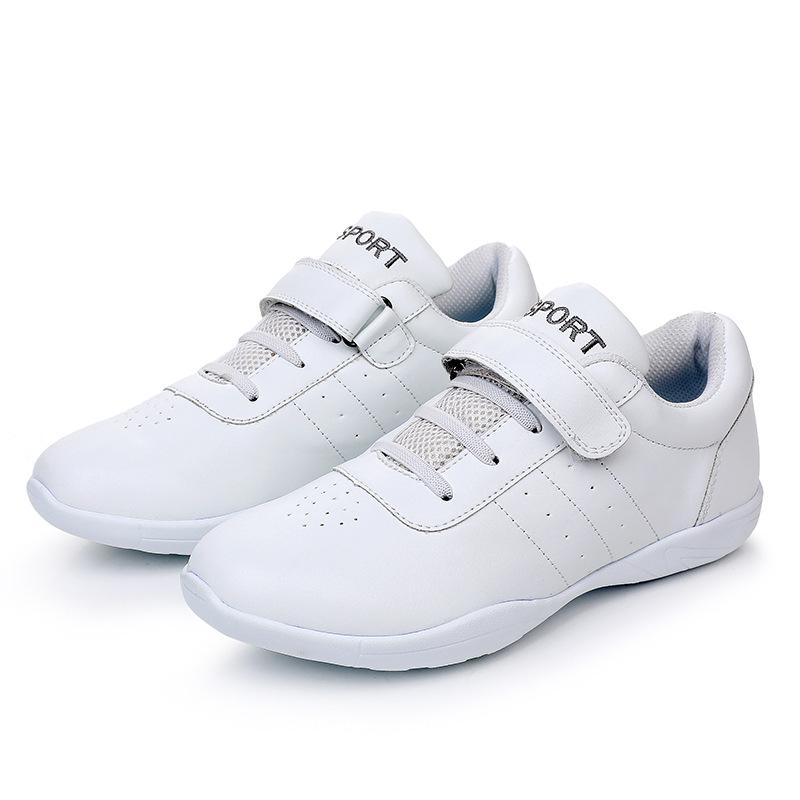 

Детская спортивная аэробная обувь Белые туфли для черлидинга Тренировочная обувь для соревнований Обувь для художественной гимнастики Обувь для танцев 34 белый