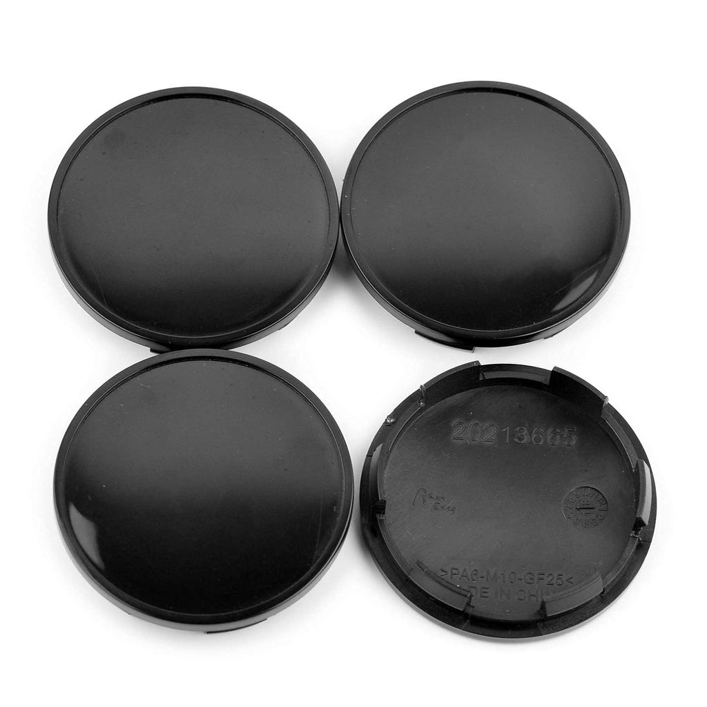 Set of 4 Wheel Center Caps, 65mm Outer Diameter, 59mm Inner Diameter, Simple Center Caps
