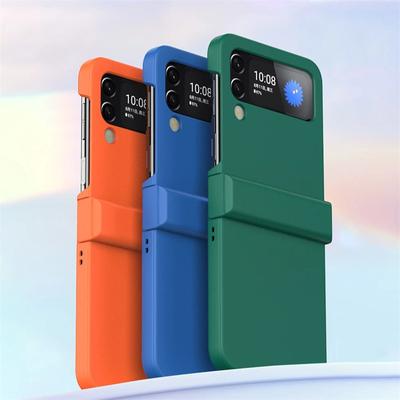 Effen kleur mobiele telefoonbehuizing Ultradunne beschermhoes Shell Vervangende onderdelen All-inclusive voor Samsung Galaxy Z Flip3/4