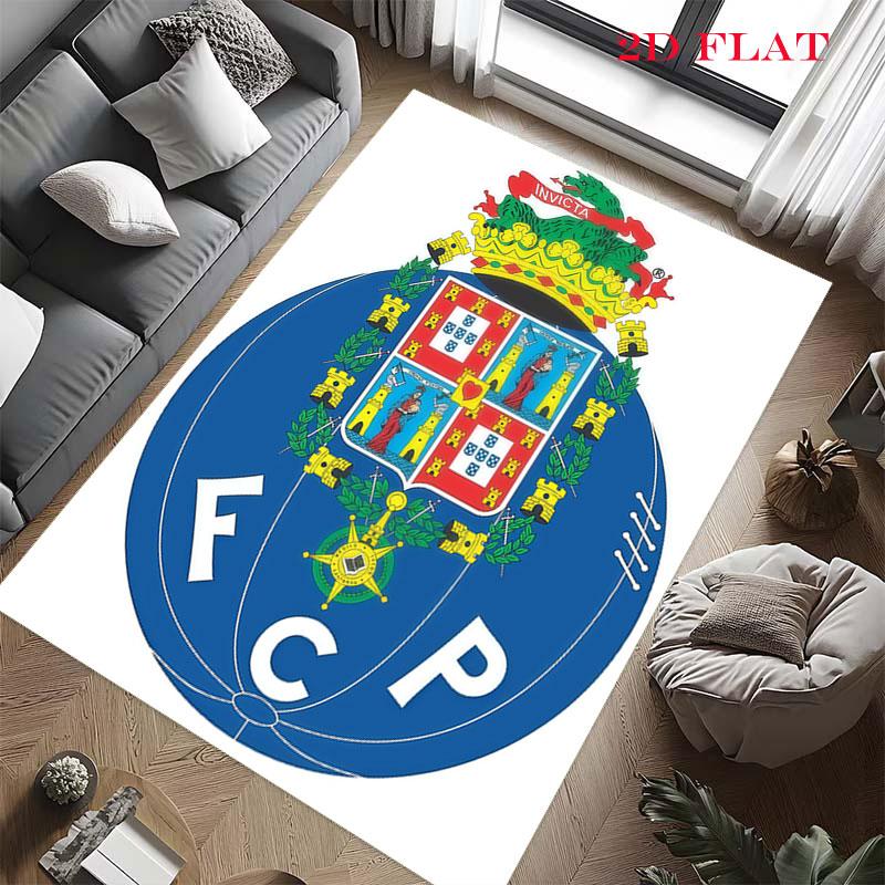 FC Porto Poster Teppich für Wohnzimmer Schlafzimmer Zuhause Sofa Dekoration, Kinder Spiel rutschfeste Bodenmatte