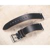 Hemsut Chromexcel Leather Watch Band, 20mm, Soft Vintage Leather Watch Strap, Handmade Watch Strap with Quick Release Tool and Stainless Steel Silver