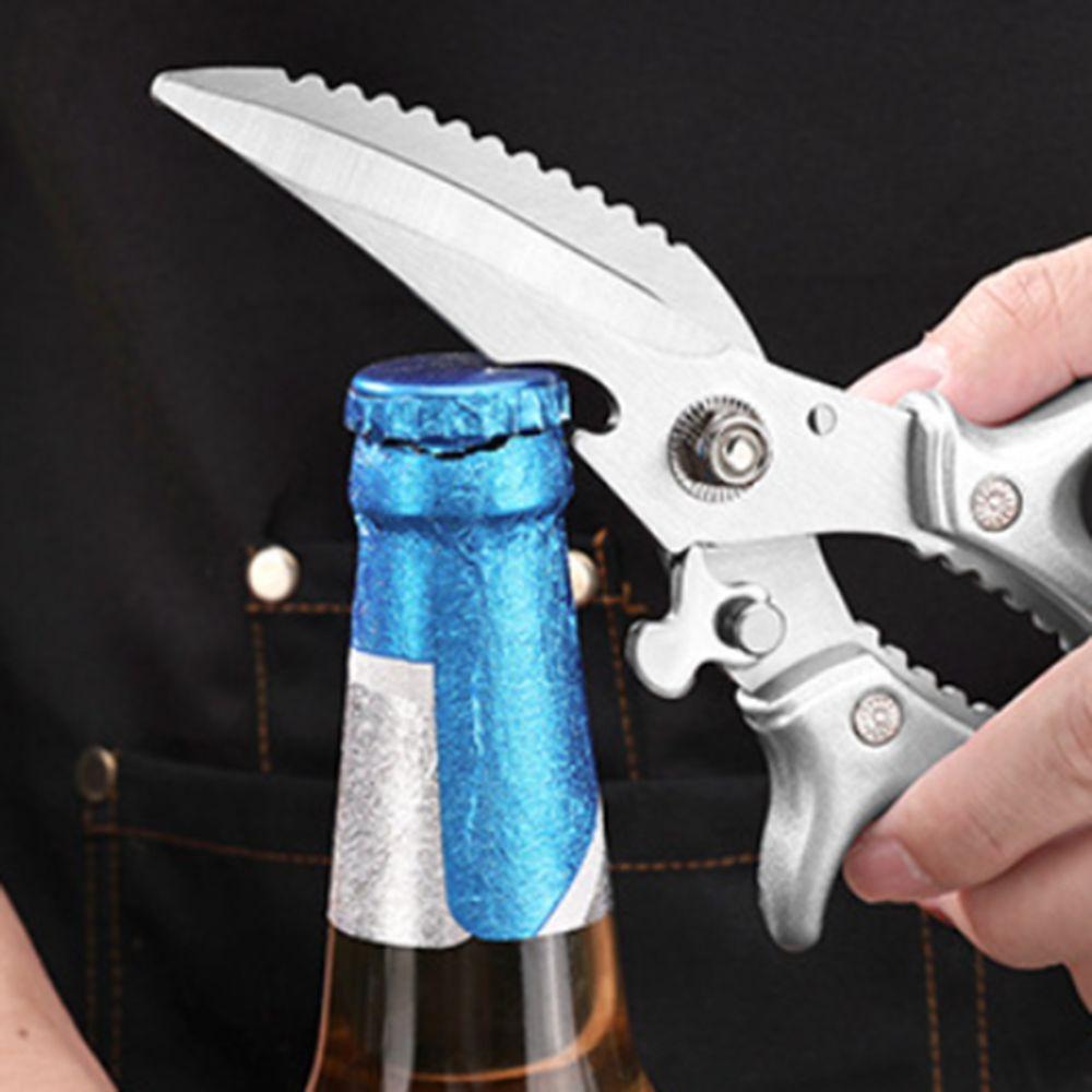 Practical Steel Chicken Bone Shear Sharp Rust-proof Kitchen Scissor Hard Thickened Chicken Claw Scissor Fish