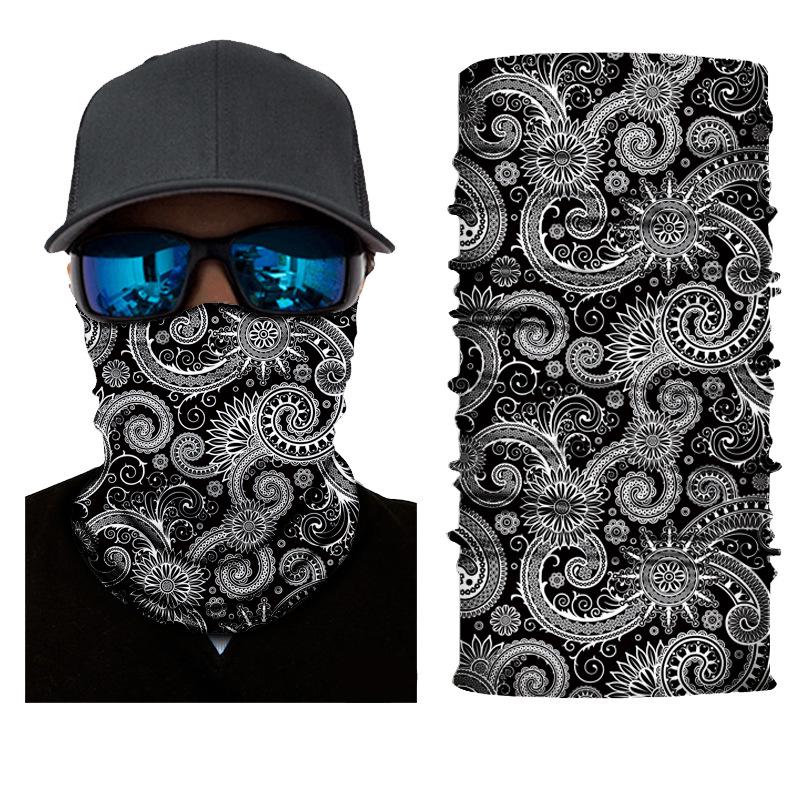 Xunhui Camouflage Multifunctional Cycling Headscarf Mask - Seamless, Sunscreen, Windproof.