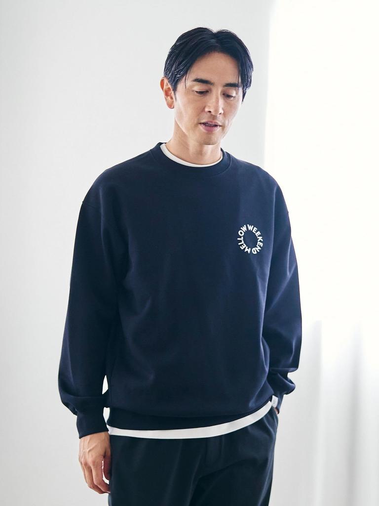 Cohen Clean Plus Logo Crew Sweatshirt (Stain Resistant (Food Stains), UV Protection) 75201000004 1130 LT.GRAY(11) S