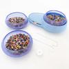 Bead Spinner with 2 PCS Exlarge Eye Beading Needles ABS Spin Bead Loader