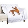Miniature Pinscher Red Cute Puppy Dog Throw Blanket Thins Hairys Stuffeds Bed Linens Blankets