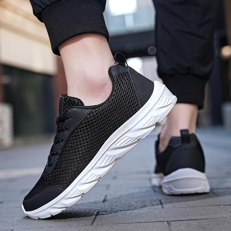 Męskie buty sportowe Letnie siateczkowe Oddychające Flying Fitness Jogging Damskie duże rozmiary Obuwie outdoorowe w dużych rozmiarach