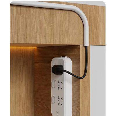 Arc Slot Floor Cord Cover Invisible Anti-extrusion Extension Wiring Duct Protector Self-Adhesive Cord Protector Wire Organizer