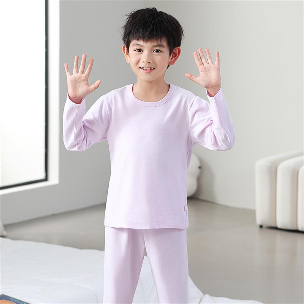 Chłopięcy Termiczny Bawełniany Zestaw Bielizny Lycra - Jesień/Zima 2025