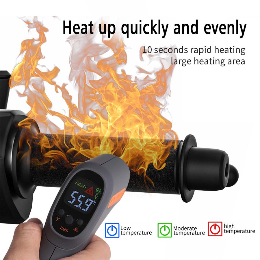 Electric Usb Heated Wrap Grips Three-Speed Led Switch