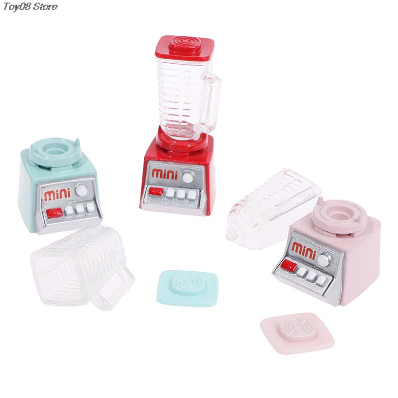 10 Styles Mini Electric Juicer Resin Model Toy Dollhouse Kitchen Furniture Miniature Decor Accessories For Dolls Accessories