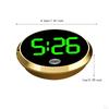 Car Dashboard Time Display Electronic Clock for Vehicles Touch Activated Round Accessory