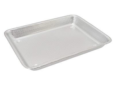 Takagi Perforated Square Made In Tray, 18-piece Set, Japan.