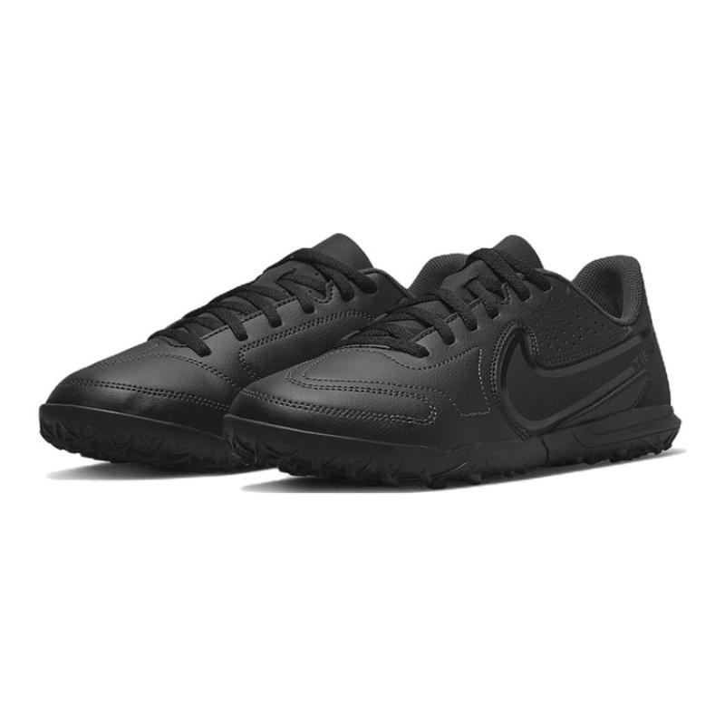Nike Tiempo Legend 9 JR Club TF Slip Resistant Cushioning Abrasion Resistant Low Top Kids' Soccer Shoes Black Kids' Sneakers DA1334-001