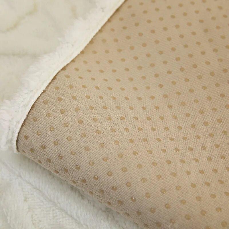 Hřejivý polštář na pohovku Zimní sametový Zesílený Protiskluzový Potah na pohovku do obývacího pokoje Plyšový Ručník na opěradlo Sada polštářů na pohovku Ručník