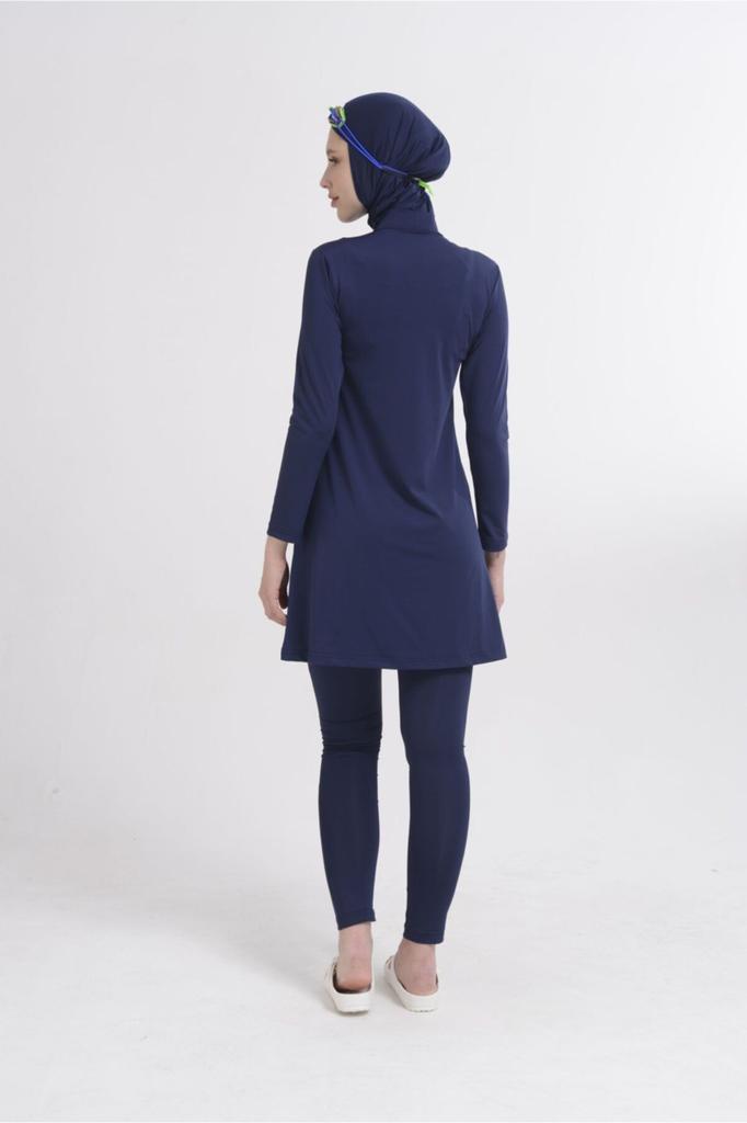Muslimischer bescheidener islamischer Burkini-Strand-Schwimmanzug für Damen, Bademode, Hijab, Strandmode, Badeanzug 