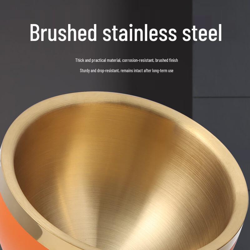 Commercial Slanted Stainless Steel Condiment Bowl