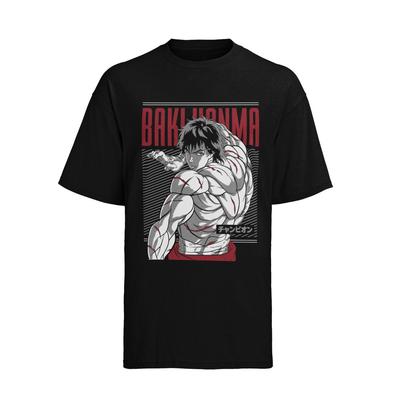 Baki Hanma Baki the Grappler Anime Manga GYM Fitness Herren T-Shirt