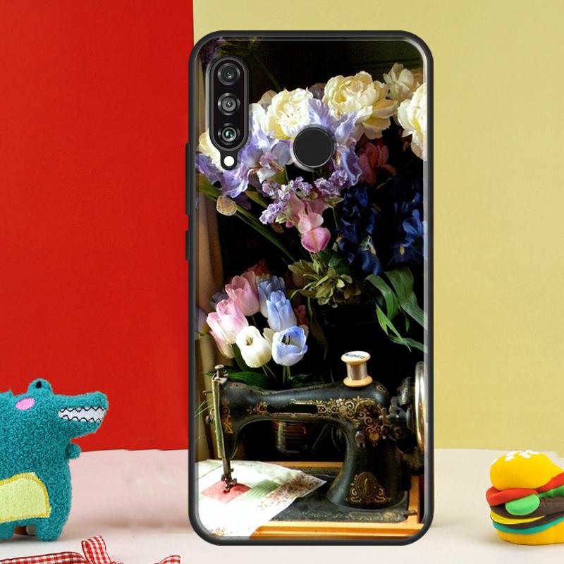 Sewing Machine For Huawei Nova 12s 12i 11i 8i 9 10 SE Y91 Y90 Y60 Y70 Y72 Y61 P20 P40 P30 Lite P60 Pro Case