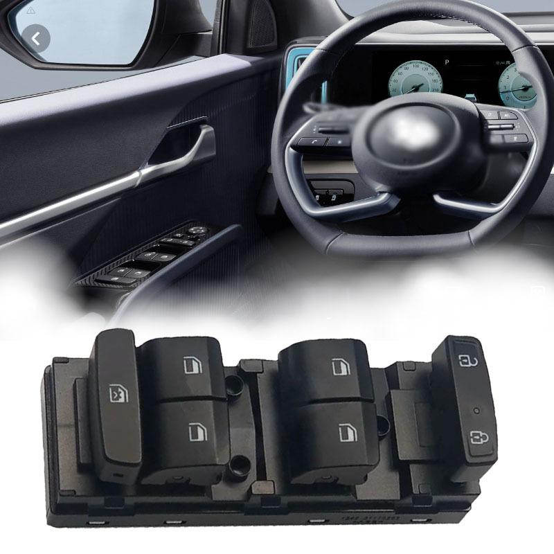 LHD Front Left Electric Master Power Window Glass Control Button For Hyundai I10     2024 2025 93570-K6200NB