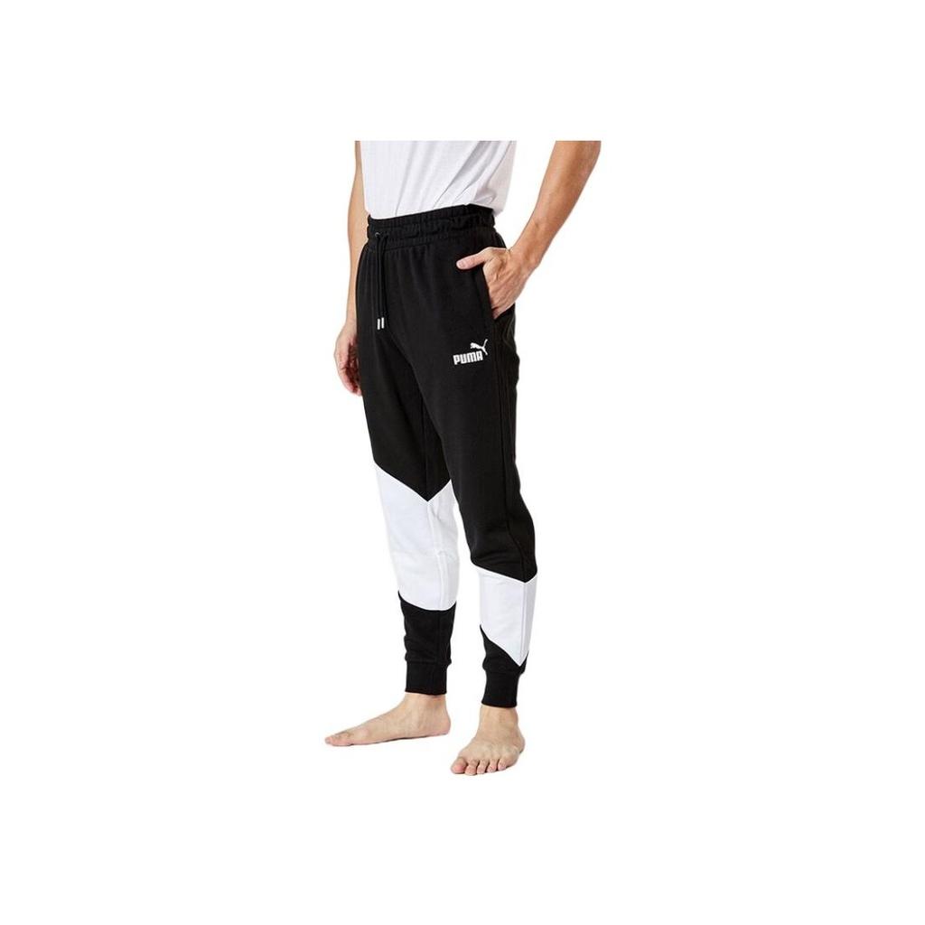 PUMA Logo Training Knit Track Pants Men Bottoms 675667-01