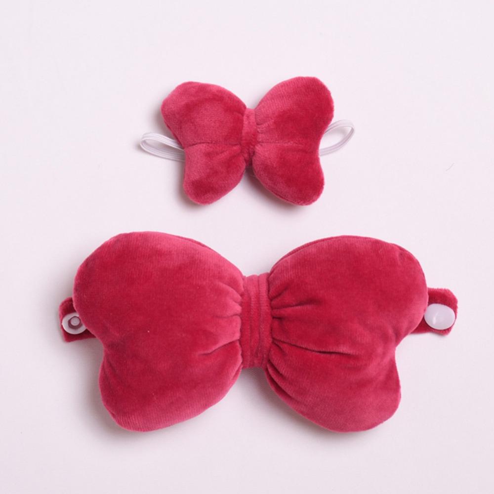 

Шляпа с бантом Labubu Time Одежда для кукол Крыло 17см Плюшевая одежда для кукол Детские игрушки для девочек розы красного