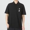 adidas Polo Shirts Men's Black Polo Collar Moderate Straight Fit HE5164