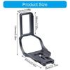 D850 Split Grip Quick Release Plate Screw Anti Drop Design Arca Compatible Aluminum Alloy Mounting System