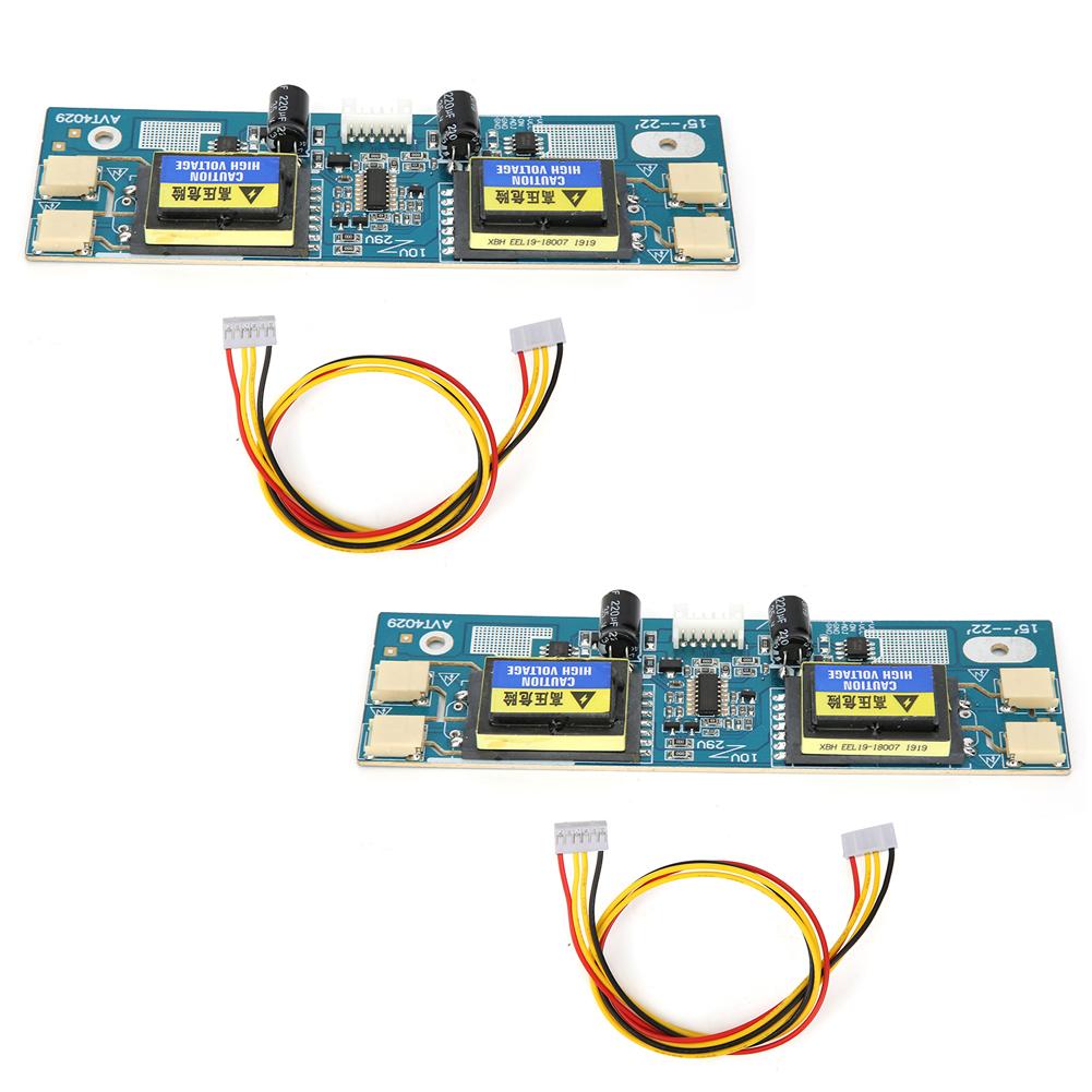 2PCS AVT‑4029 Universal 4 Light Inverter Board Support 15‑22 Inch LCD Display Screen