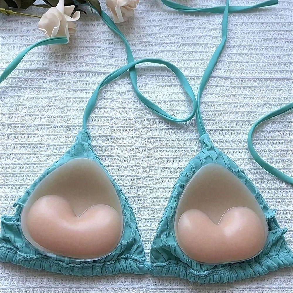 Thickened Inserts Push Up Pads Breast Lift Bra Enhancement Skin-Friendly Breast Pads  Swimwear
