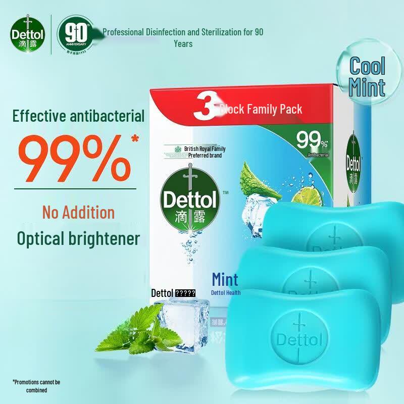 Dettol Peppermint Ice Cool Antibacterial Soap