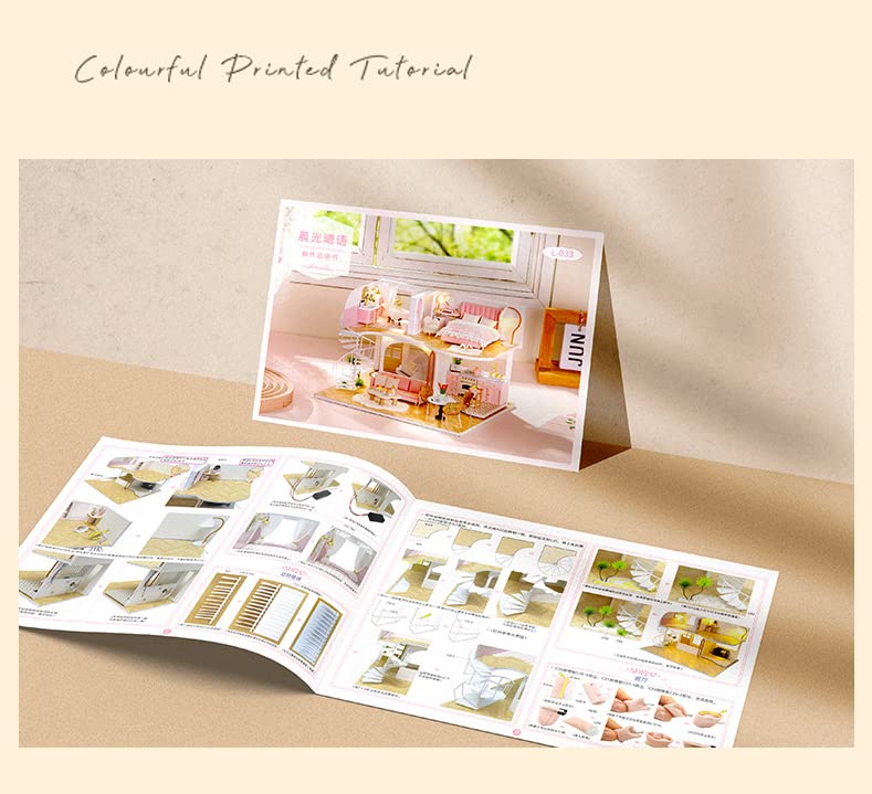 Dollhouse DIY Kit Set Miniature WHISPER IN THE MORNING (t-FREAK)