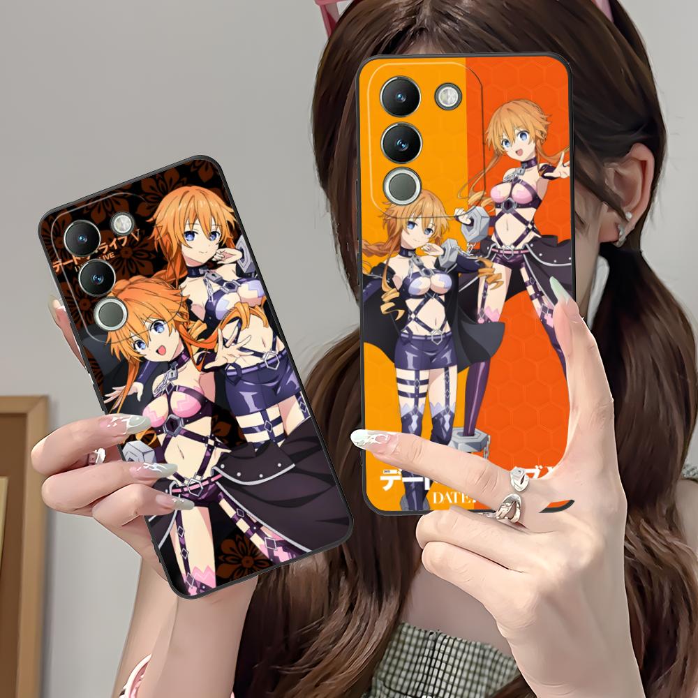 Date a Live Yamai Kaguya Matte Mobile Phone Case for VIVO V60 V50 V40 V30 V29 V27 V25 V23 Pro Lite 5G Colorful Printing Cover