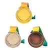 1-3Set 5.2cm Gold/Silver/Bronze Medal Set Award Medals with Neck Ribbon Winner Medals Competition Awards for Competition Race
