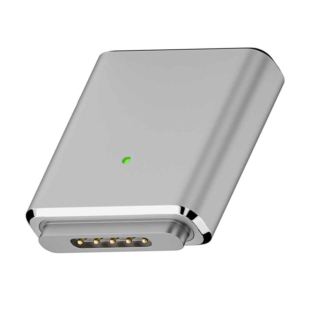 Typ C auf Mag 3 100W Gerader Stecker Adapter Schnellladung Tragbarer Konverter für Book Air 15in M2-Chip 2023