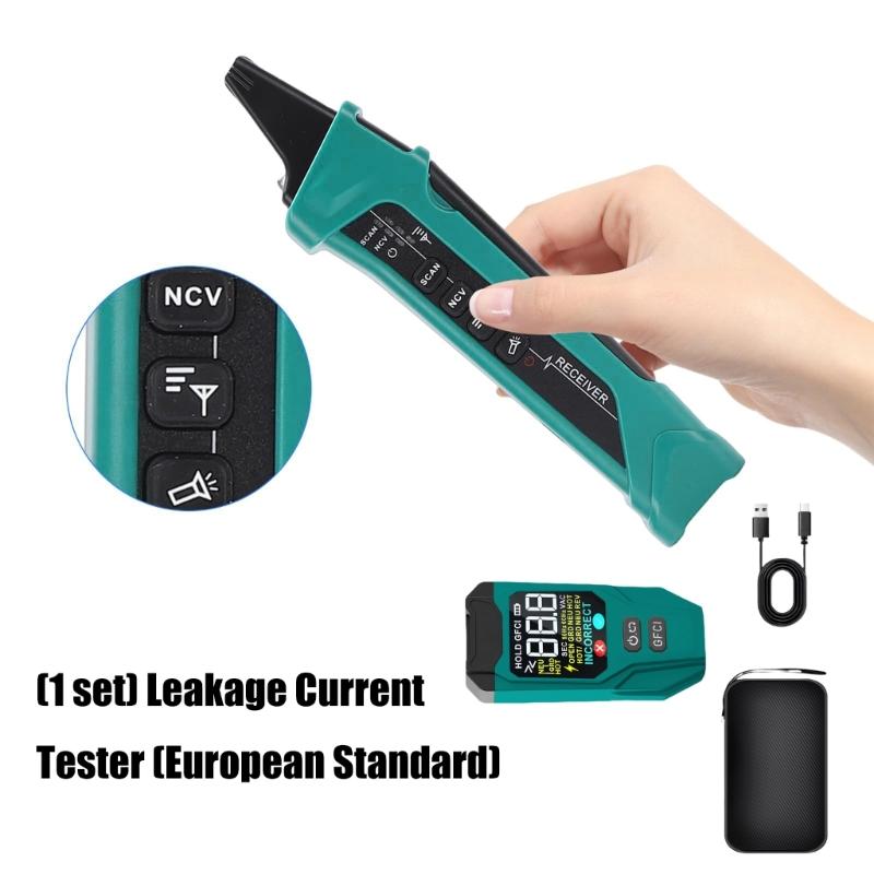 Professional Level Wiring Evaluation Instrument With Display For Receptacle cycle And GFCI Function Confirmation
