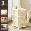 Multi-Layer Drawer Storage Rack Trolley Style Household Storage Cabinet  Kitchen Organization