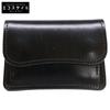 WILDSWANS TONGUE/SD/BK Tongue Saddle Pull-Up Coin Purse blackUsed
