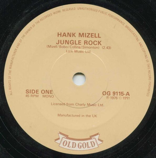 

7inch Record HANK MIZELL - Jungle Rock OG9115 Old Gold 1981 UK Rock Used