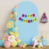 Elastic U-Shaped Arch Door Cloth Cover Decorative Backdrop for Birthday Party Wedding, 120x50cm