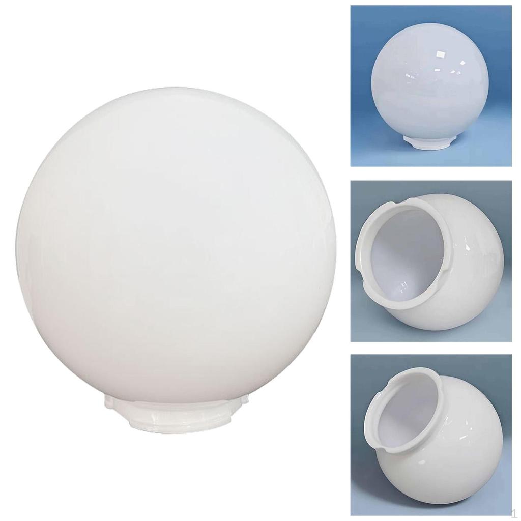 Acrylic Lamp Post Globe Ball Cover Decoration Lamps Posts Mounted Sphere Lampshade Replaces for