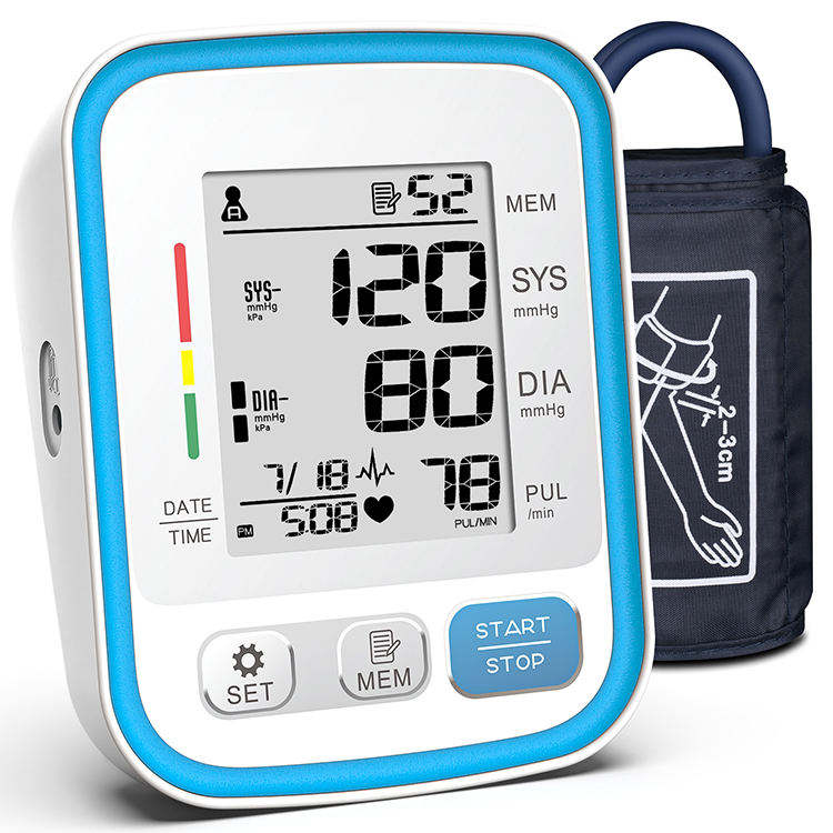 High Accuracy Digital Bp Monitor BP Machine Cheap Electronic Meter with Sphygmomanometer Blood Pressure Monitor ABS