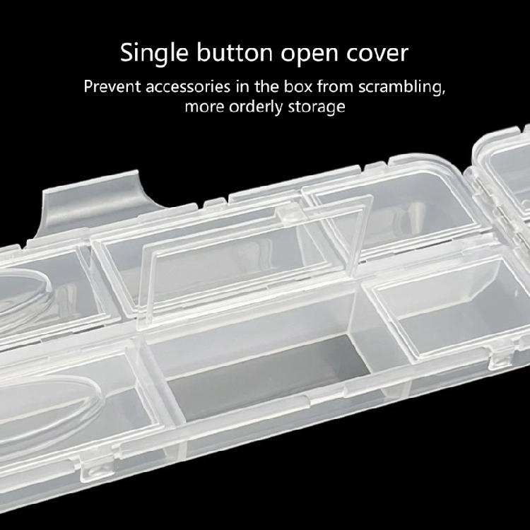 Outdoor Fishing Tool Box Portable Fishing Tackle Box Fishing Tool Baits Lures Box Double Sided Baits Lures Organizers