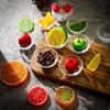 10Pcs Small Glass Bowls Soy Sauce Dipping Bowls Clear Prep Bowls Stackable Serving Bowls for Ramekins Snack Fruit Dips Dessert