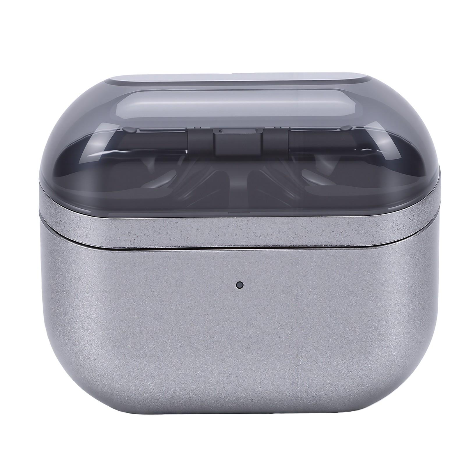 Carcasă de încărcare de înlocuire pentru căști wireless Galaxy Buds 3 FE, carcasă de încărcare pentru căști Bluetooth USB C cu baterie de 450 mAh black