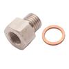 1 Set Fitting Adapter NPT 1/8" Female To Metric M12X1.5 Male Replace Auto/car Meter