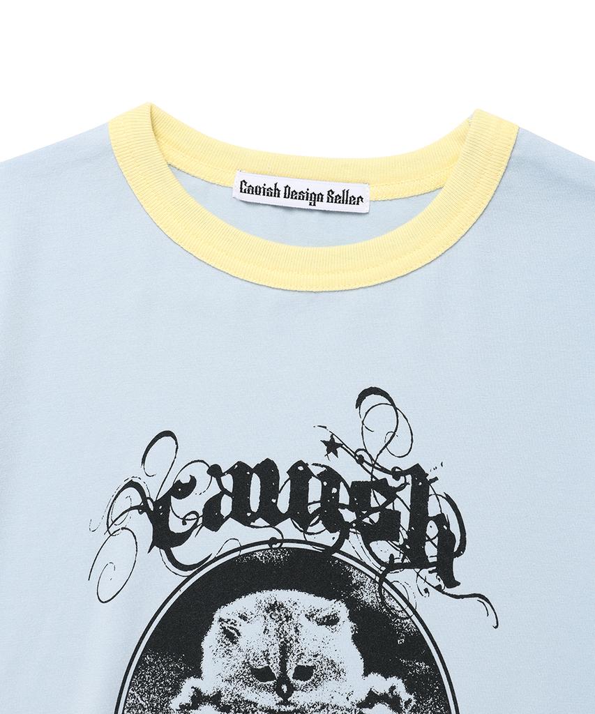 CAVISH W Invader Ringer Ss Tee Blue(Cv2Fmft511A)