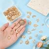4Bags Alloy Pendants Moon/Star/Sun Charms Light Gold 11~27x8~20x2~4mm Hole: 1.6~2.5mm 20pcs/bag
