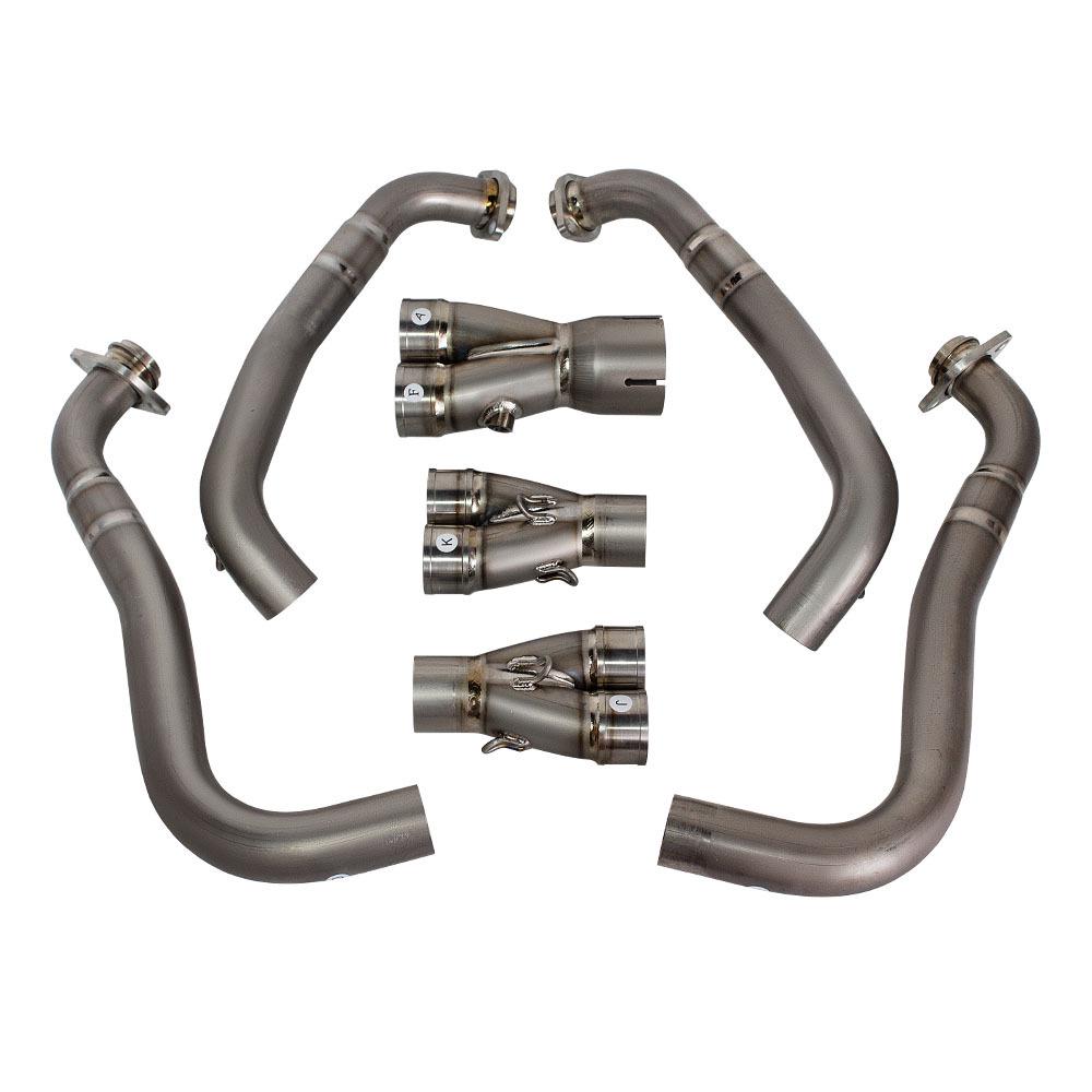 Kawasaki ZX6R Titanium Front Exhaust Pipe for 2021-2025 Models